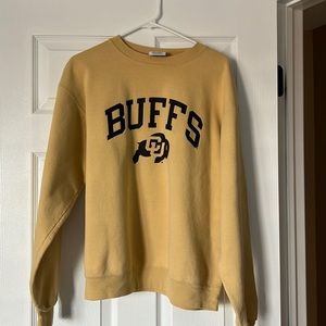 CU Boulder Gold Crewneck Sweatshirt